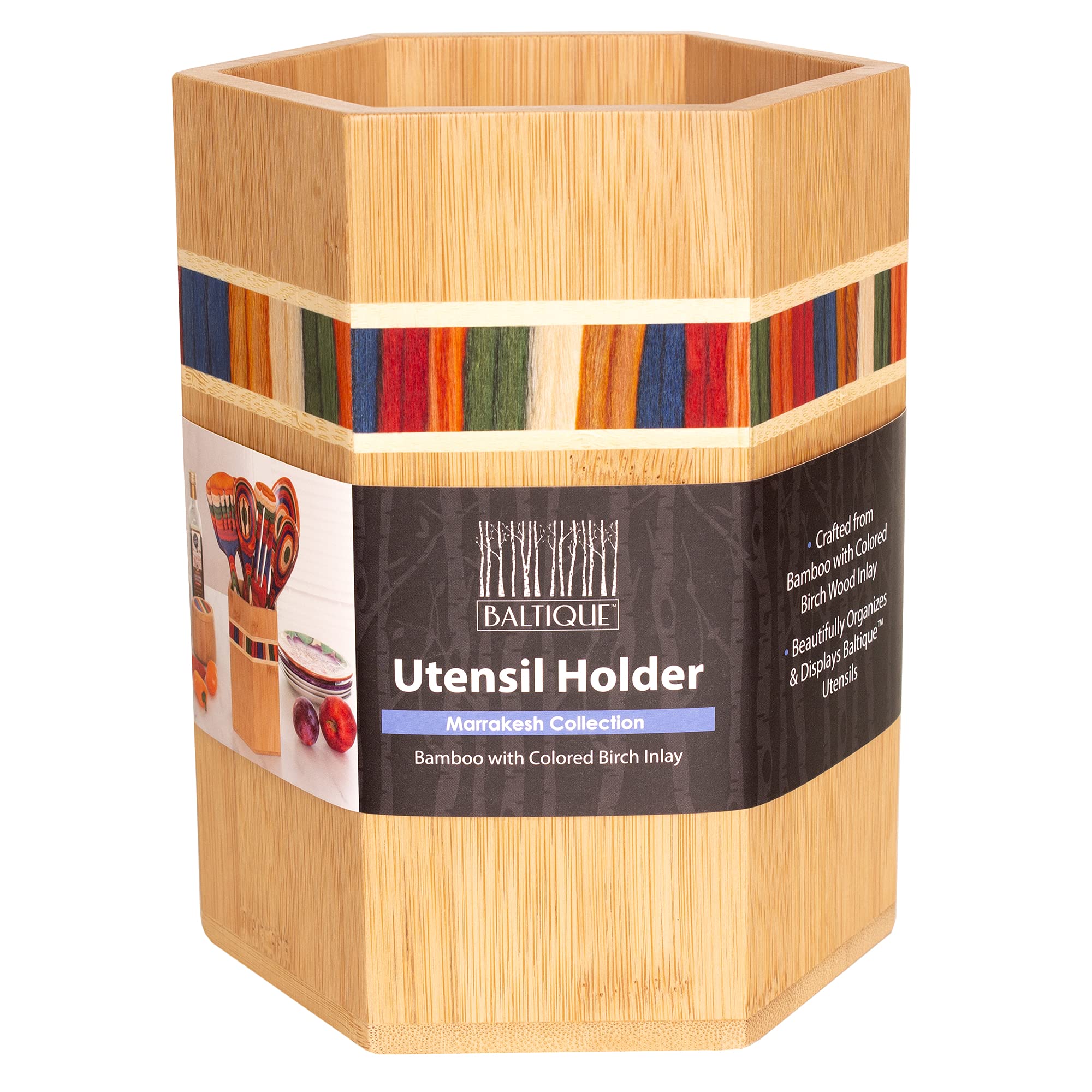 Totally Bamboo Baltique Marrakesh acabado colorido aporta care1cter a cualquier cocina