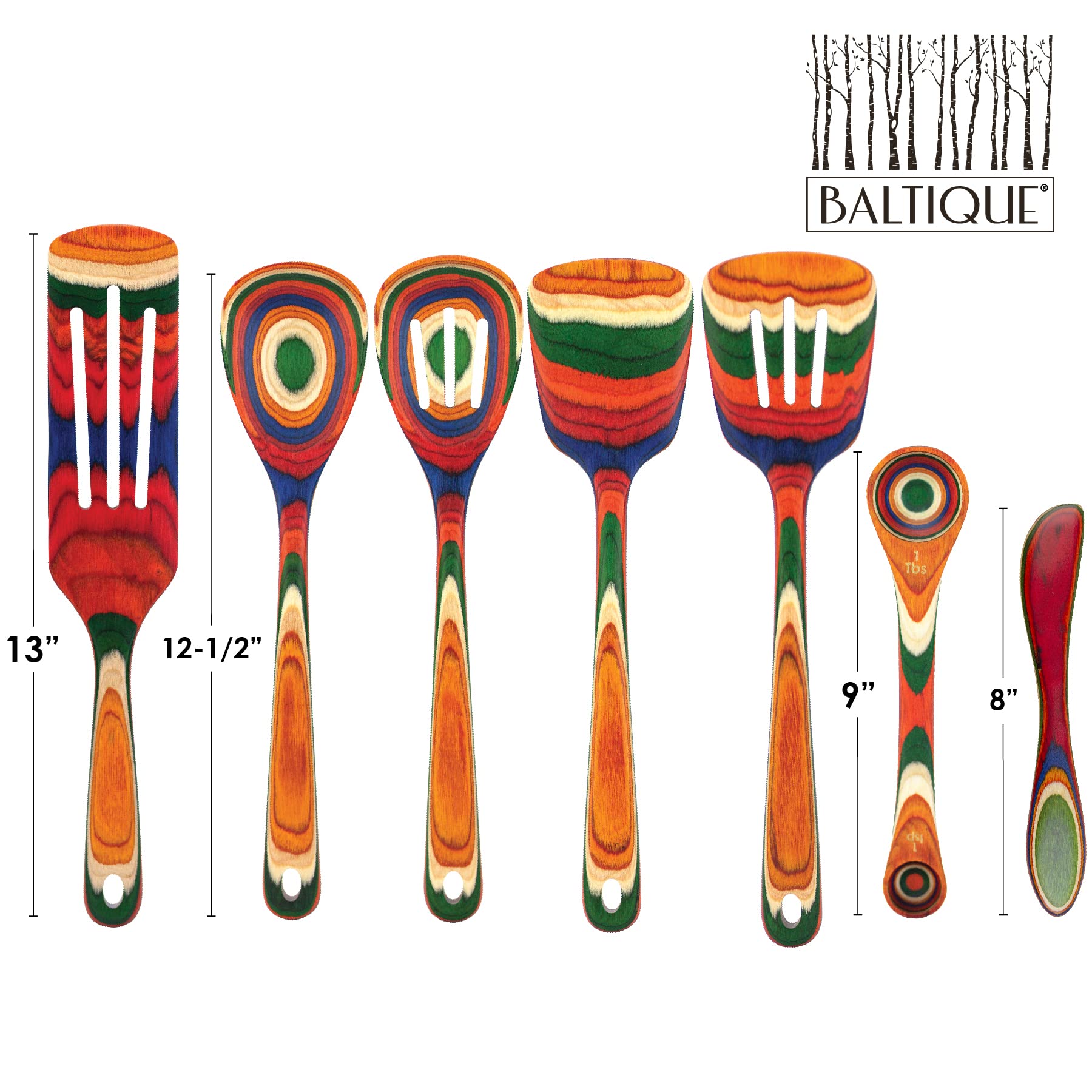 Totally Bamboo Baltique Marrakesh, spurtle versátil, mezcla y raspa con precisión.