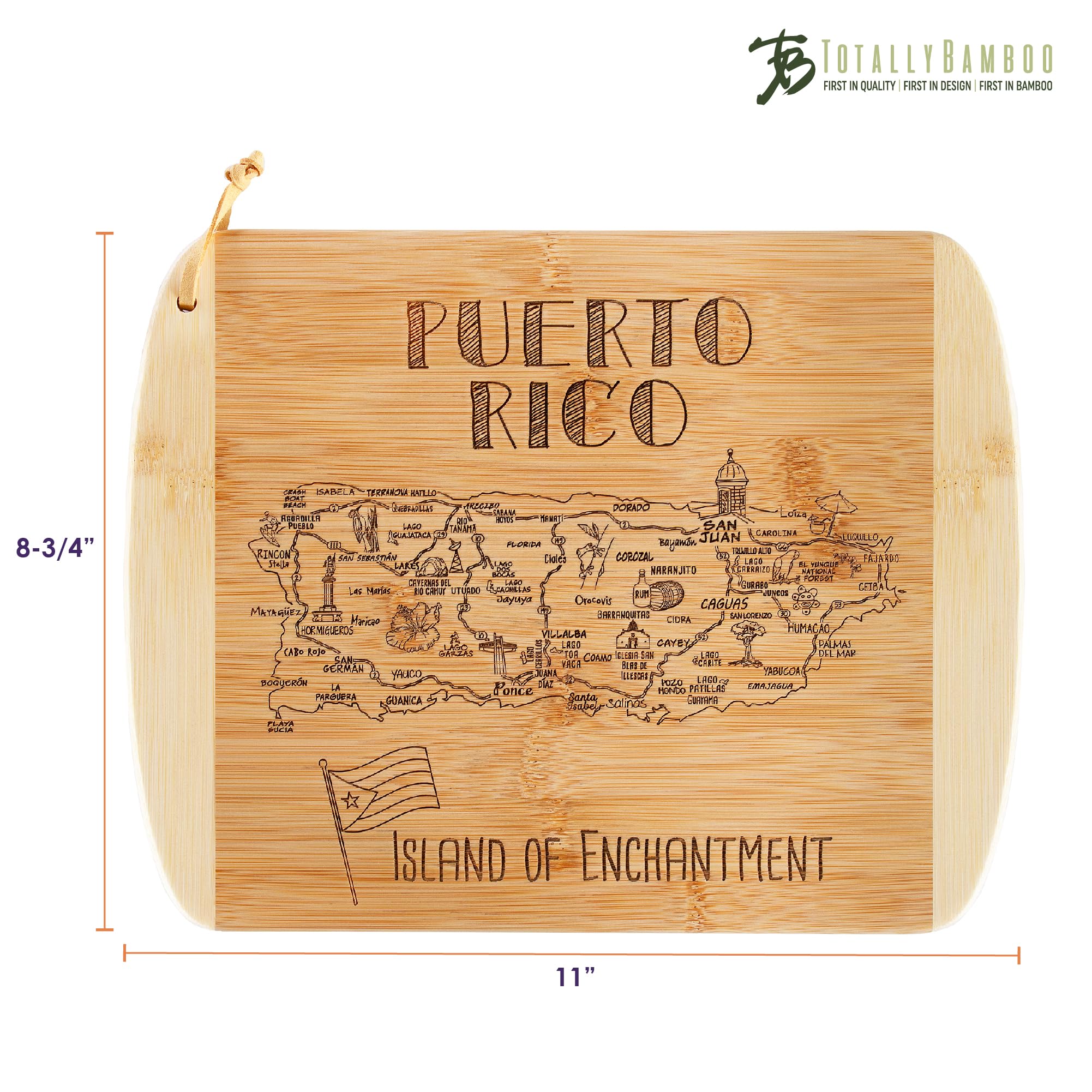 Totally Bamboo bambú Moso, material duradero y renovable para cocinas.