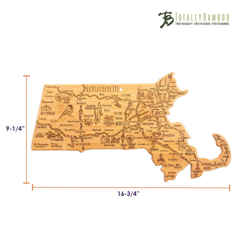 Totally Bamboo Destination Massachusetts, tabla decorativa de cocina para guardar y impresionar.