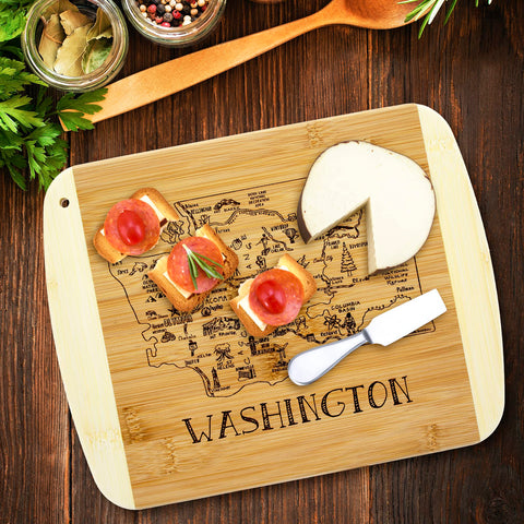 Totally Bamboo atracciones de Washington dibujo, muestra lugares icónicos para conversación y decoración.