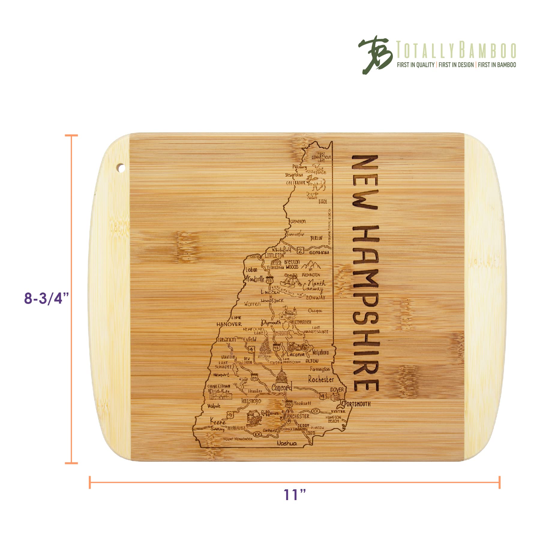 Totally Bamboo diseño artesanal NH para la mesa.