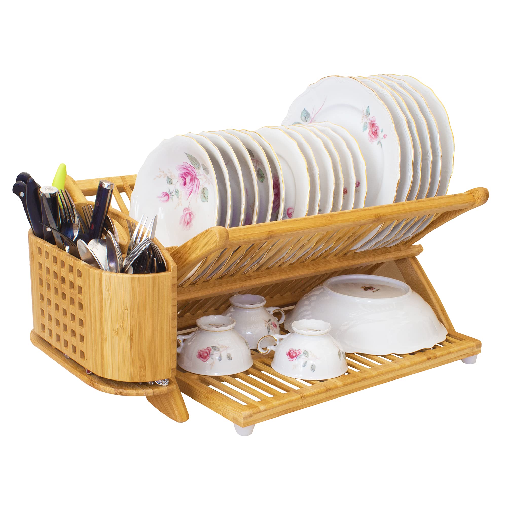 Totally Bamboo Eco-uso-independiente: útil como organizador estable en cualquier superficie.