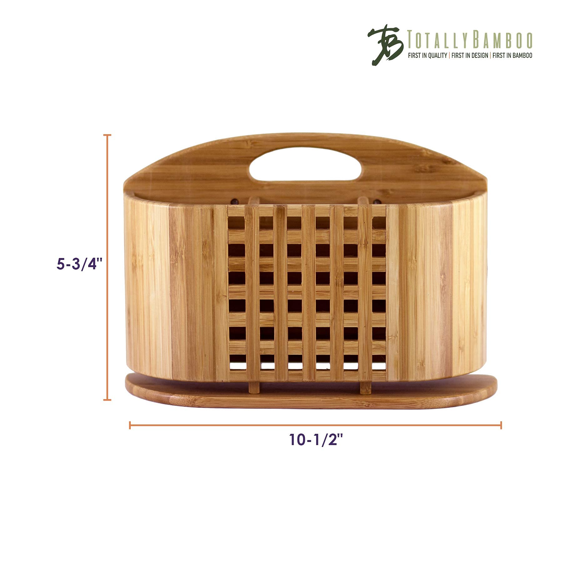 Totally Bamboo Eco-usos-cocina: ideal para ordenar cubiertos tras lavado.