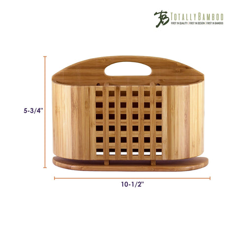 Totally Bamboo Eco-usos-cocina: ideal para ordenar cubiertos tras lavado.
