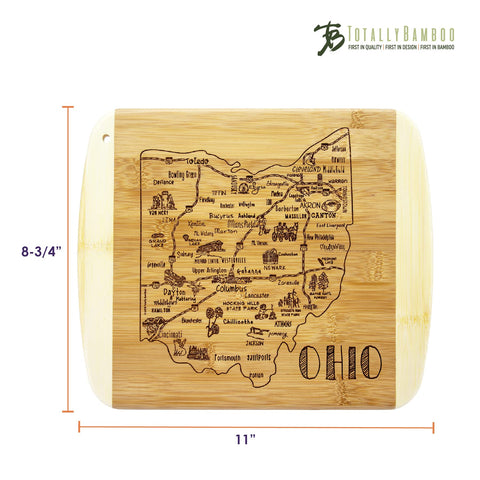 Totally Bamboo Fragmento de Vida Ohio: tamaño 11x8-75 pulgadas para cualquier cocina