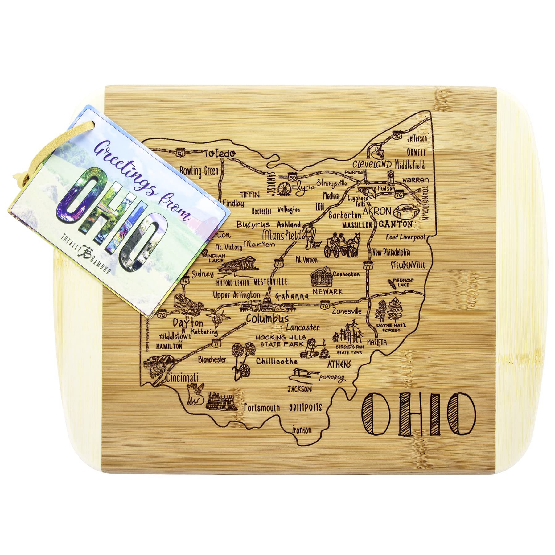 Totally Bamboo Fragmento de Vida Ohio: madera resistente y ecológica para uso diario