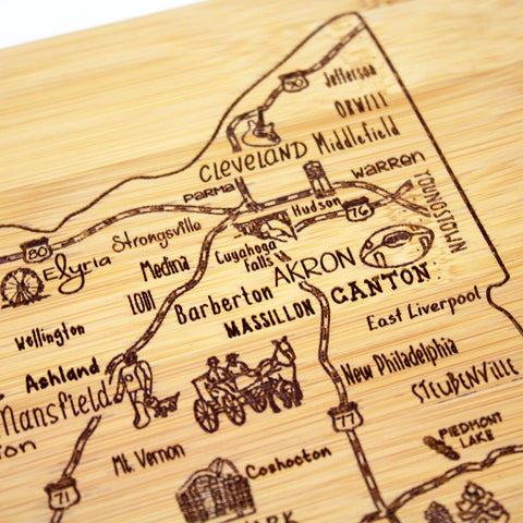 Totally Bamboo Fragmento de Vida Ohio: regalo perfecto para aficionados a Ohio