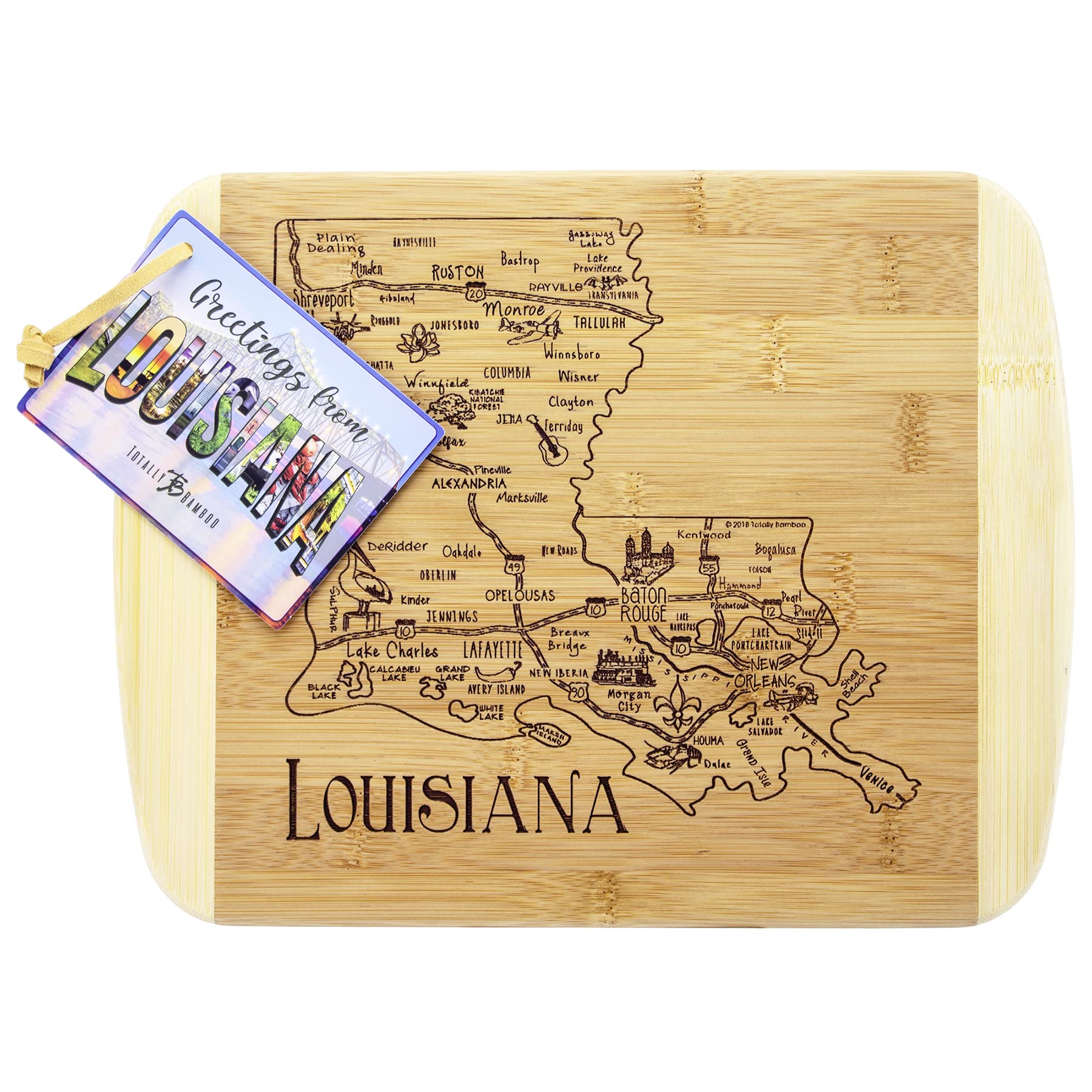 Totally Bamboo Louisiana: diseño artístico que realza cualquier cocina