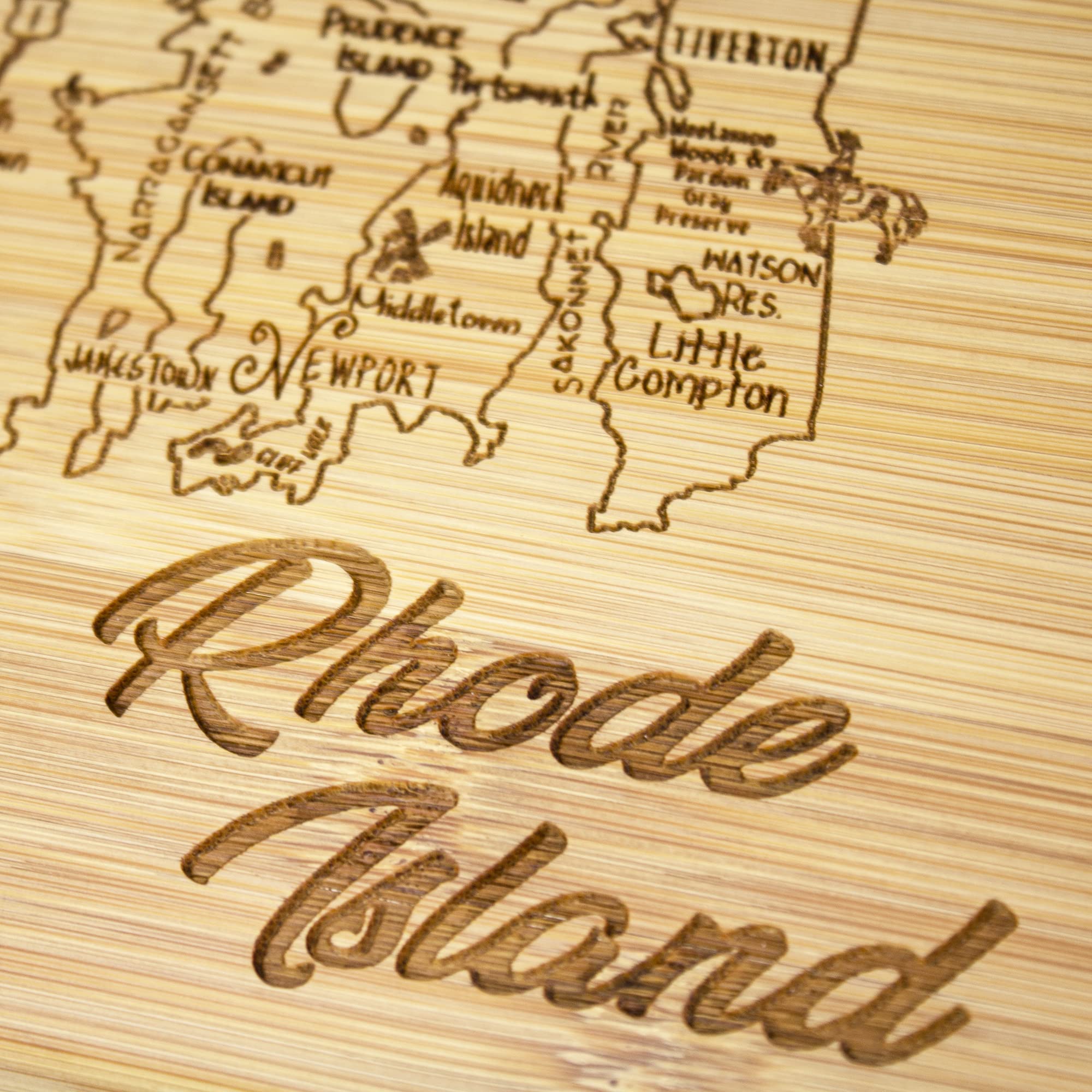 Totally Bamboo RI playas y ciudades, ideal para servir en mesa.