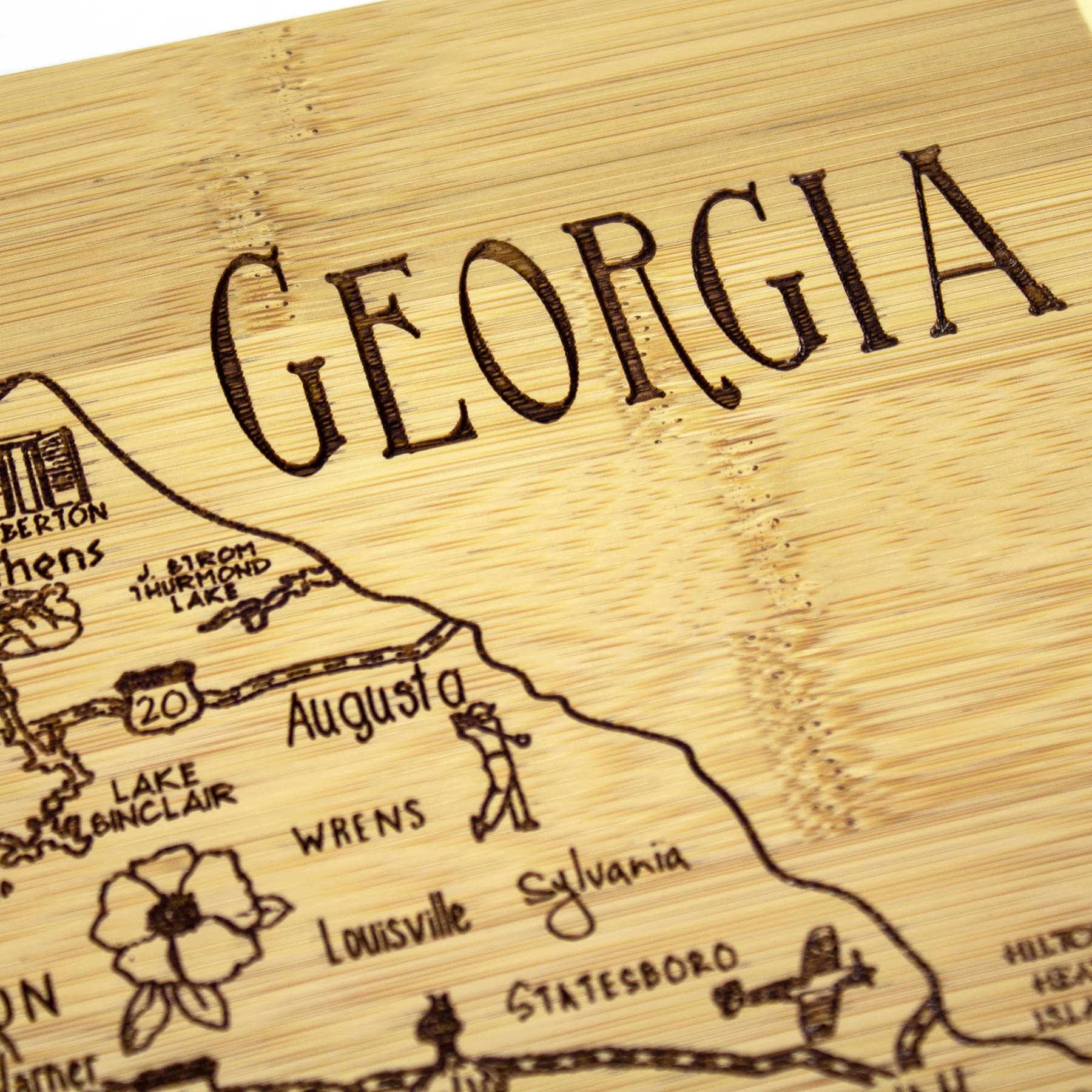 Totally Bamboo Puntos de Interés Georgia: detalles grabados para amantes de lugares