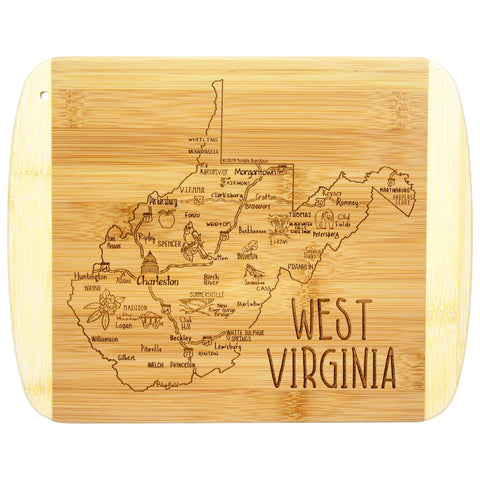 Totally Bamboo rebanada vida Virginia Occidental: tabla 11x8,75 para servir y cortar.