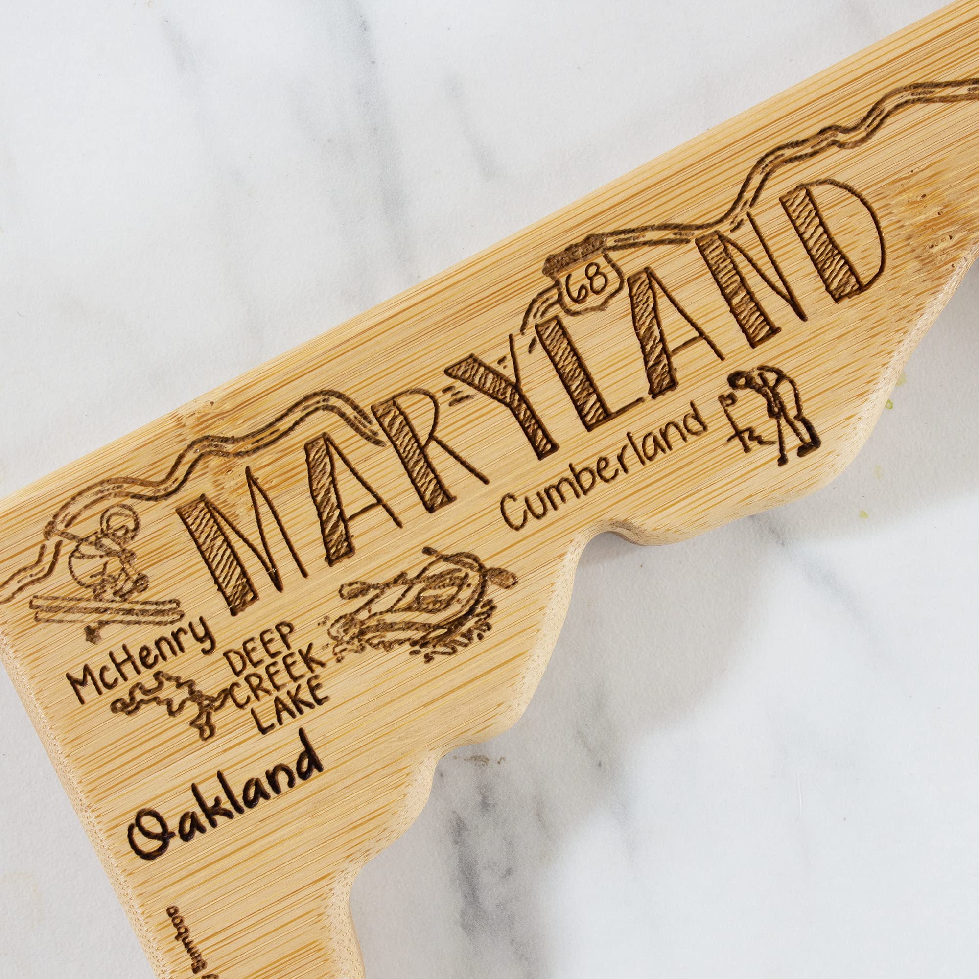 Regalo para amantes de Maryland con Totally Bamboo