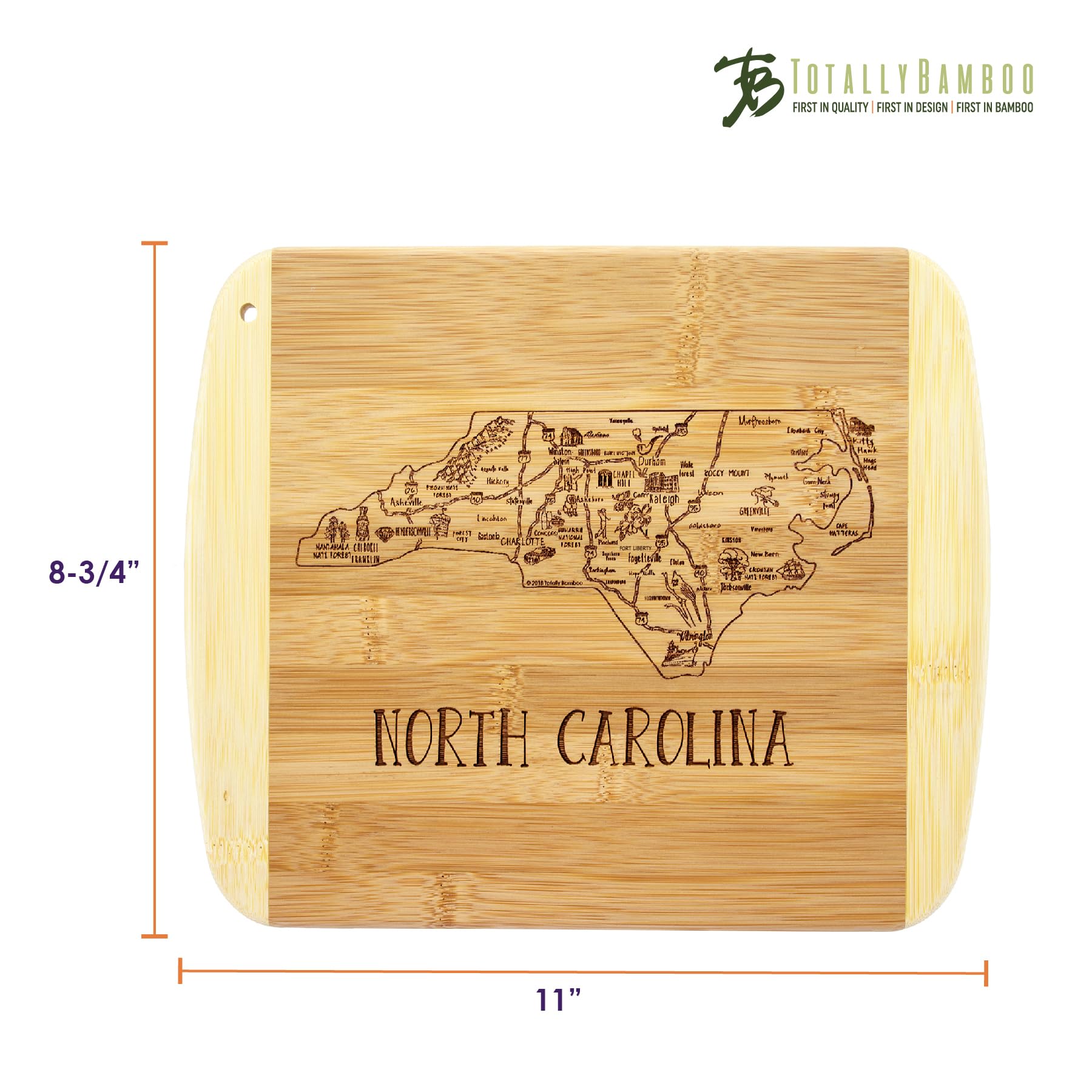 Totally Bamboo regalo-nc-ocasion: regalo perfecto para amantes de Carolina del Norte.