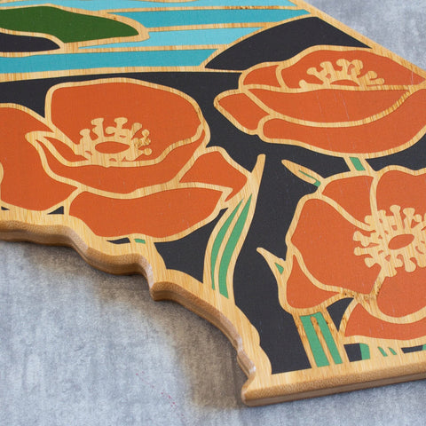 totally bamboo tabla charcuteria california, diseño vibrante para aperitivos y reuniones