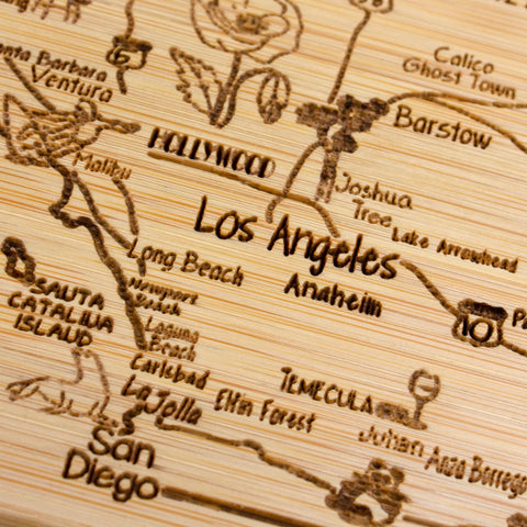 Totally Bamboo, tabla sirve y corta California con acabado reversible