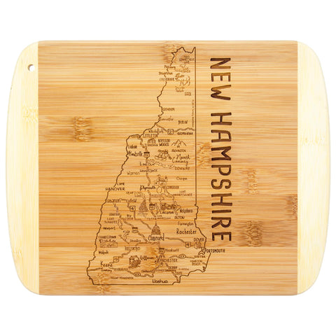 Totally Bamboo A Slice of Life NH: tabla de cortar con grabado para servir.