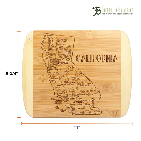 Totally Bamboo, tabla California reversible para uso diario y servicio