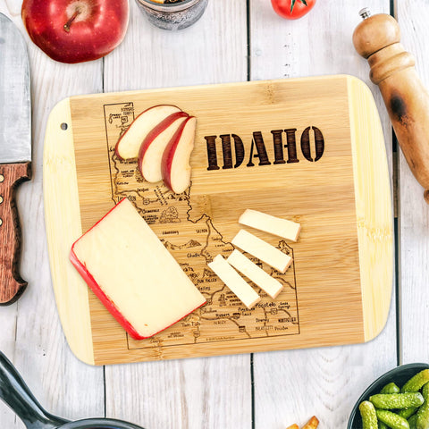Totally Bamboo: Idaho Boise grabada para servir y cortar en la mesa