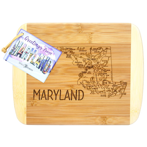 Totally Bamboo A Slice of Life: regalo ideal para amantes de Maryland y el hogar