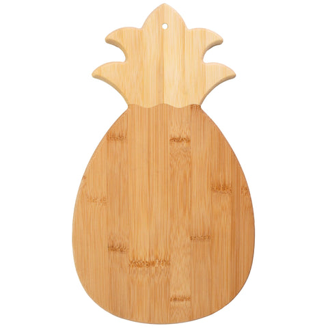 Totally Bamboo tabla pina: elegante tabla de corte en forma de piña para queso y fruta.