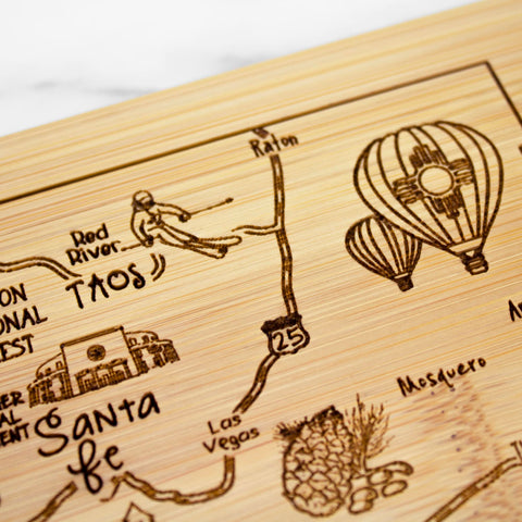 Totally Bamboo: tabla NM como regalo destacado para amantes de la cocina.