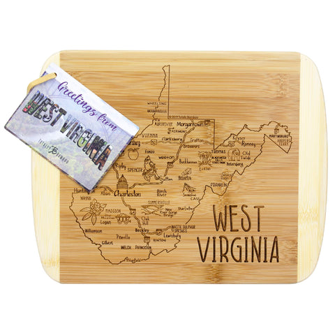 Totally Bamboo tabla servir cortar Moso bambú: uso doble y estilo ecológico en Virginia Occidental.