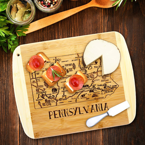 Totally Bamboo tabla de servir Pensilvania, ideal para presentar aperitivos