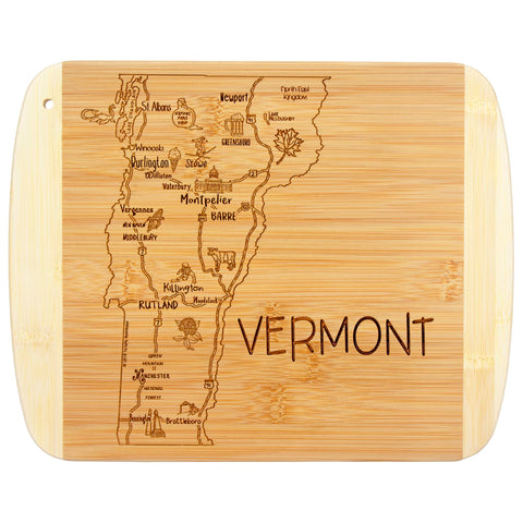 Totally Bamboo tabla Vermont grabada, ideal para servir.