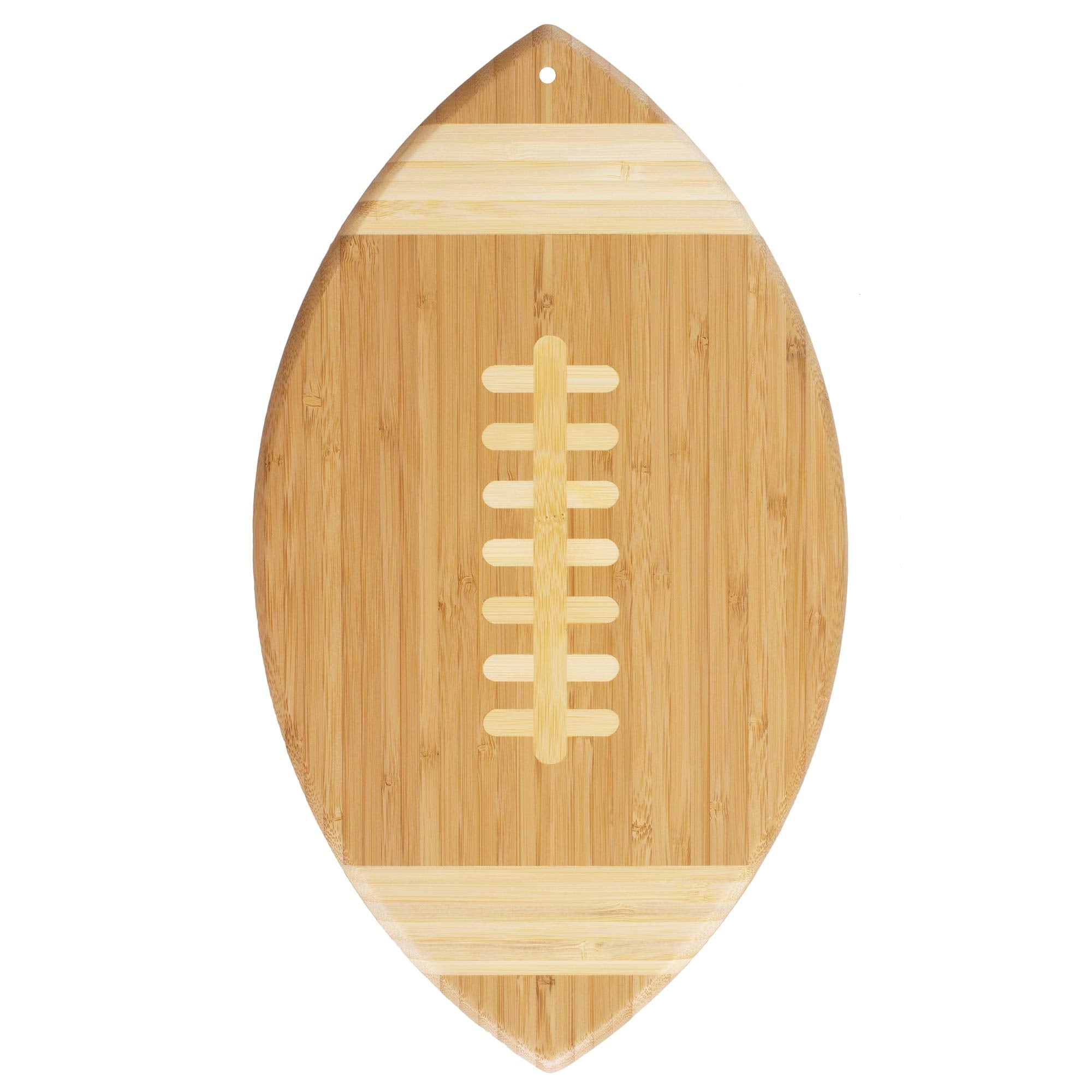 Totally Bamboo: tablero forma fútbol para presentar aperitivos