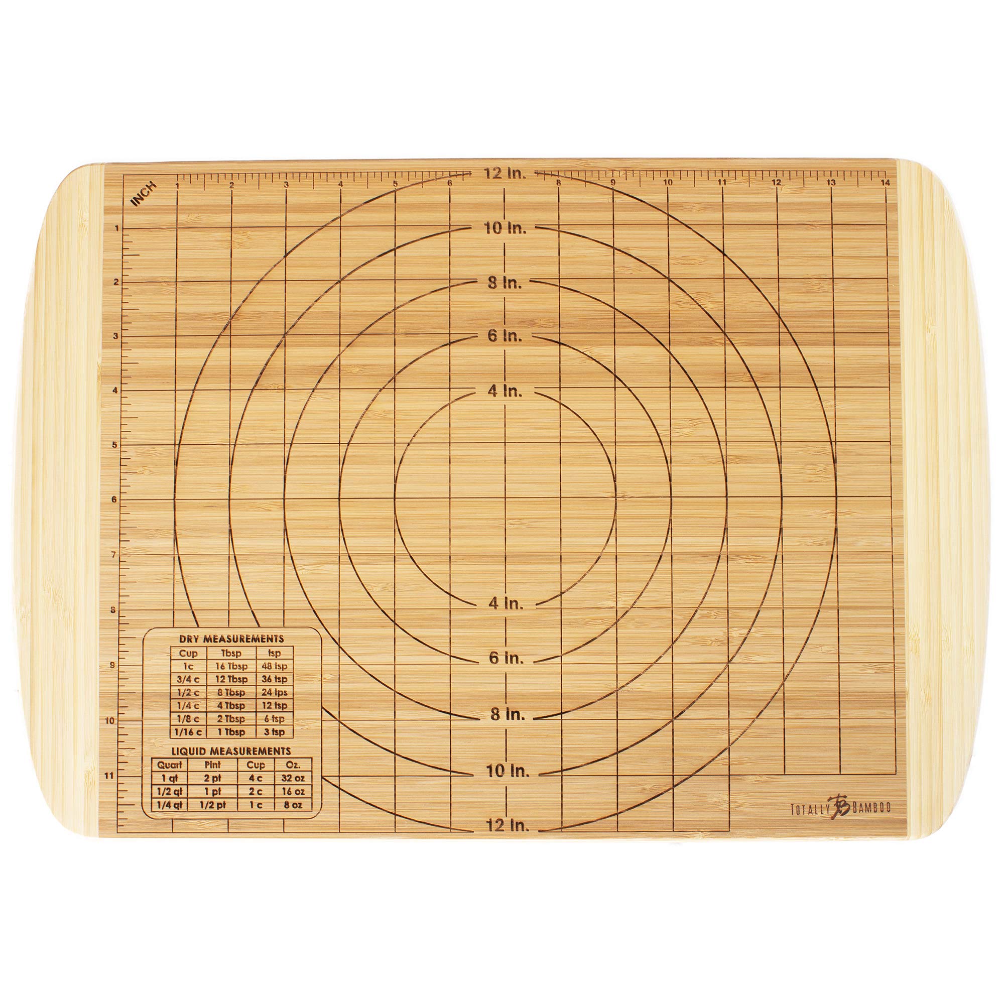Totally Bamboo, tablero reversible para cortar y hornear, doble funcionalidad.
