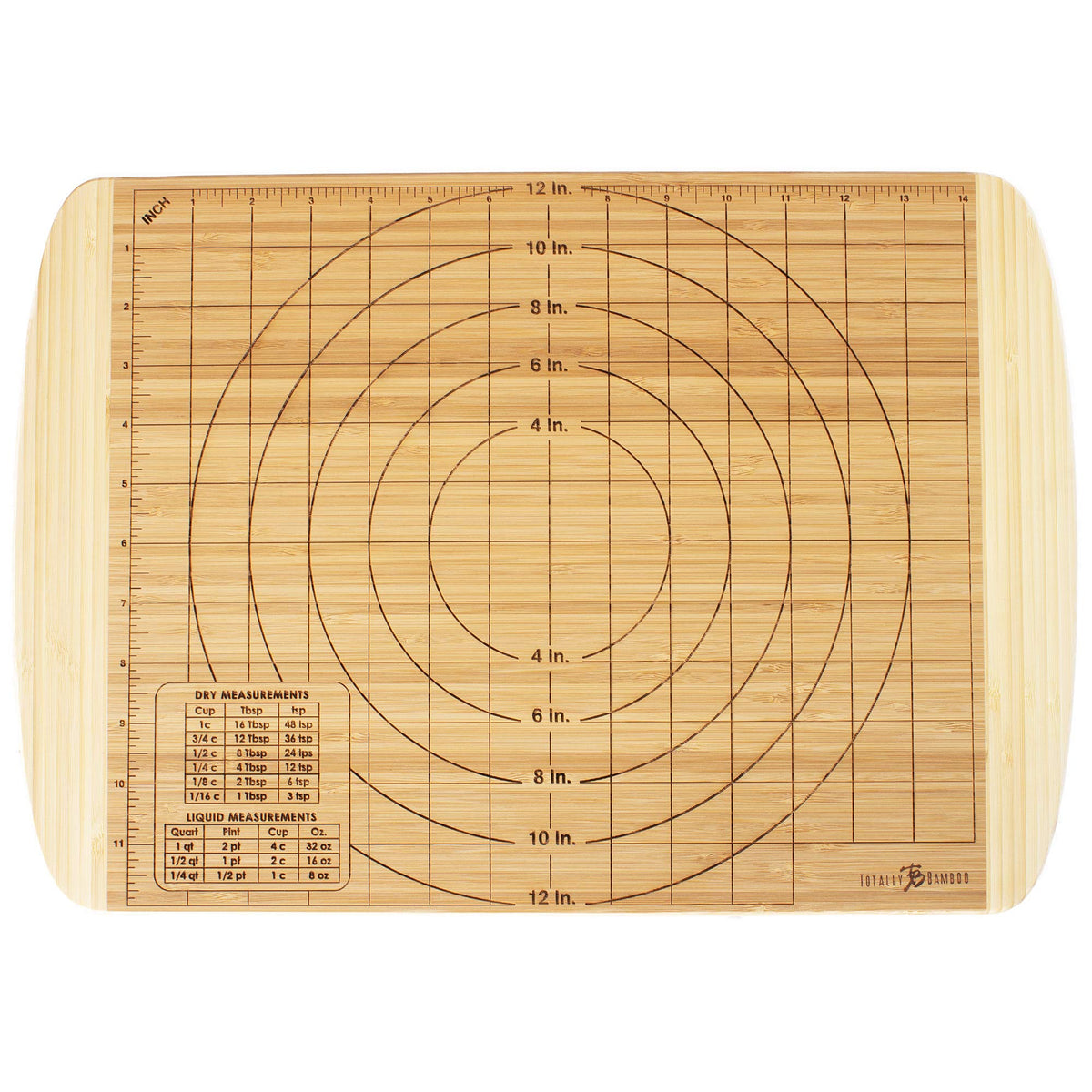 Totally Bamboo, tablero reversible para cortar y hornear, doble funcionalidad.