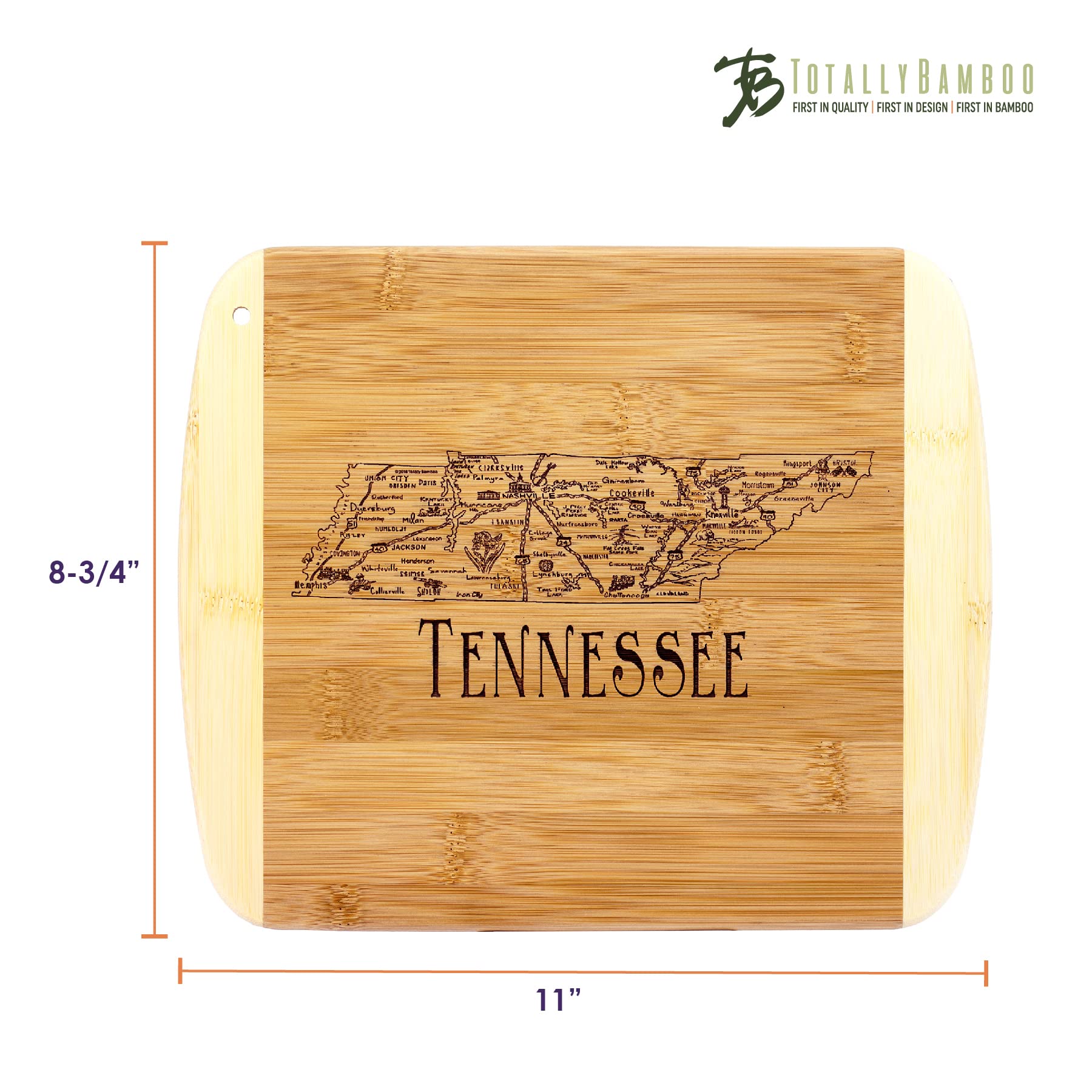 Totally Bamboo A Slice of Life Tennessee: superficie ecológica para cocina diaria
