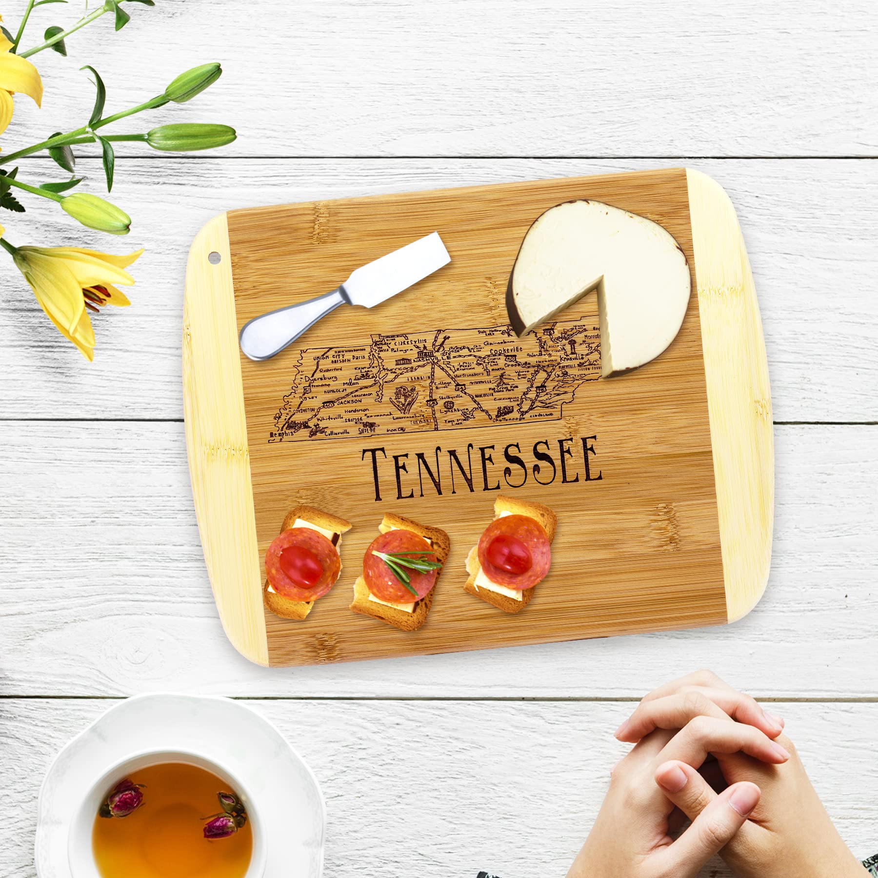 Totally Bamboo A Slice of Life Tennessee: diseño muestra ciudades para servir