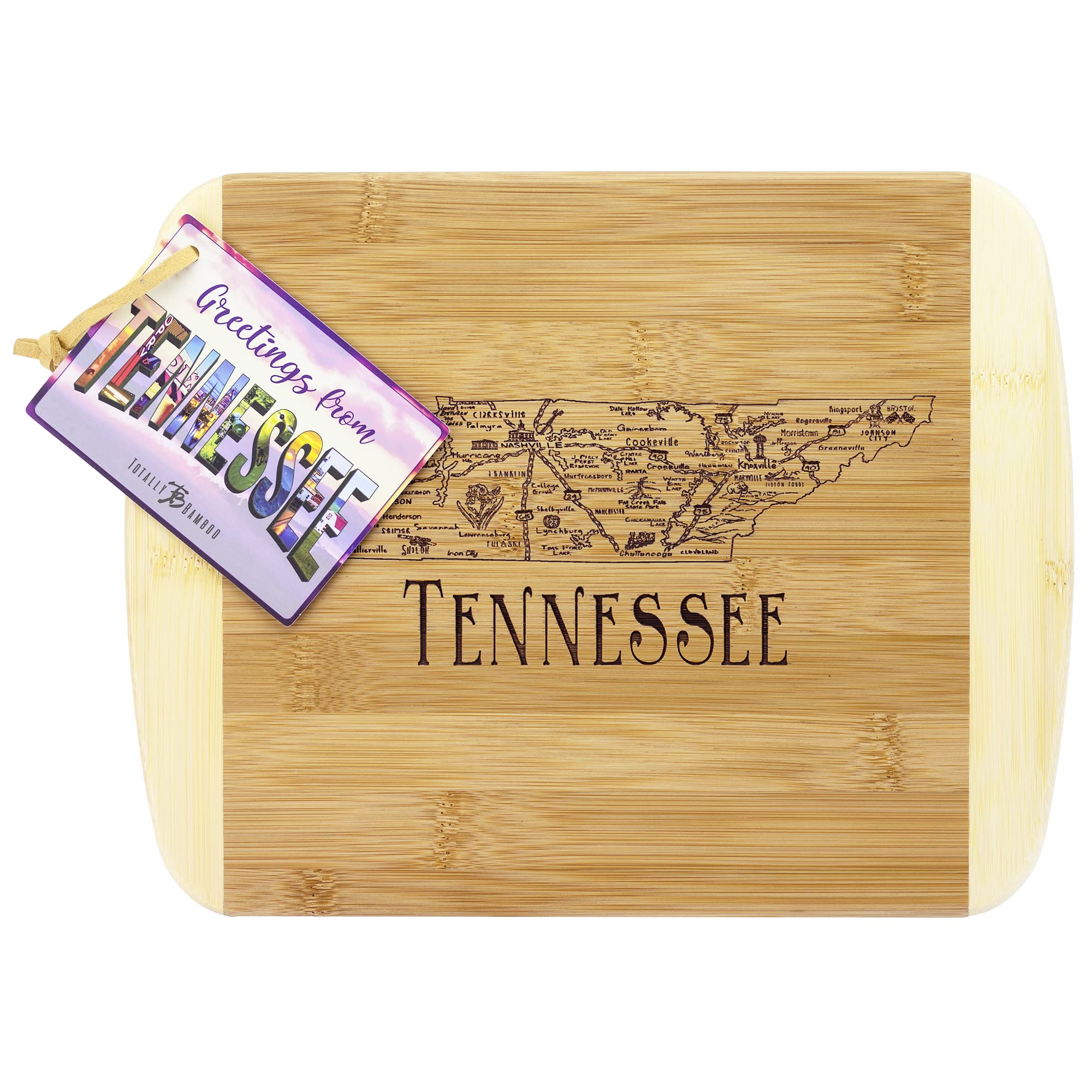 Totally Bamboo A Slice of Life Tennessee: pieza versátil para presentar y cortar comidas