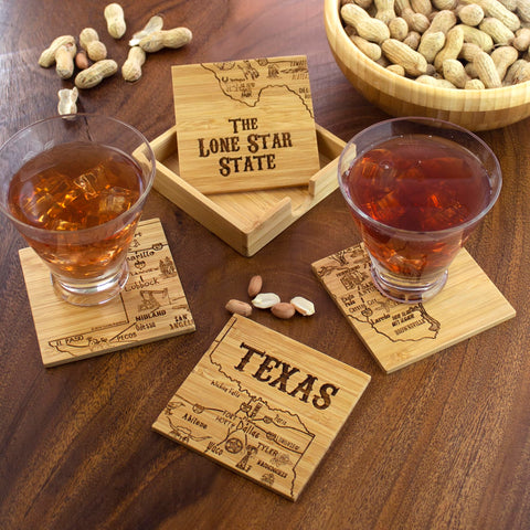 Totally Bamboo Texas State Puzzle: estuche incluido para transporte y almacenamiento