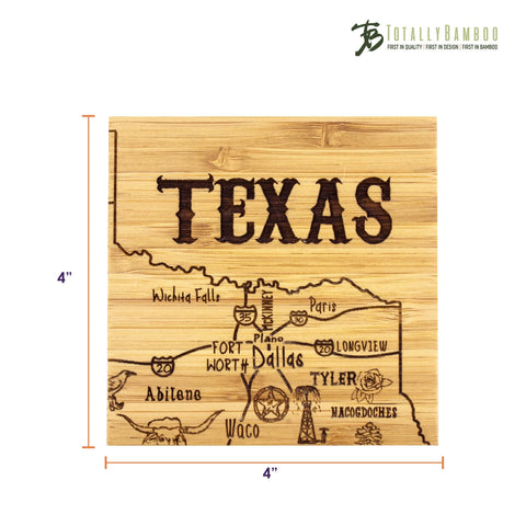 Totally Bamboo Texas State Puzzle: regalo perfecto para amantes de Texas