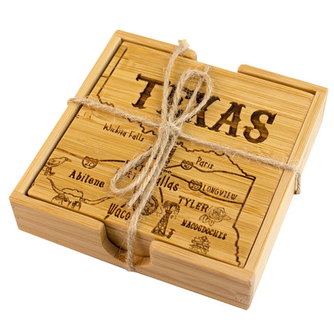 Totally Bamboo Texas State Puzzle: uso diario elegante y práctico para la mesa
