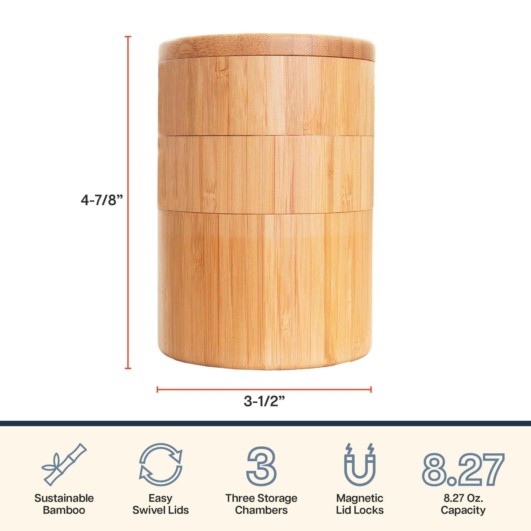 Totally Bamboo funciona también para joyería u otros objetos pequeños