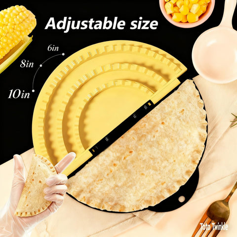 Tototwinkle crimpador de tortillas con dientes de tiburon para sellos firmes.