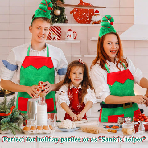 Delantal de elfo Toulite en terciopelo, protección suave para cocinar.