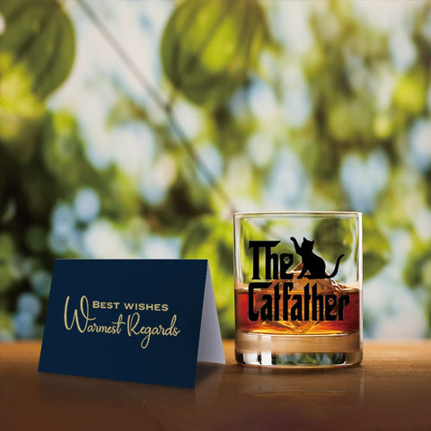 Vaso TOUNER Catfather con caja regalo, ideal para regalar en ocasiones