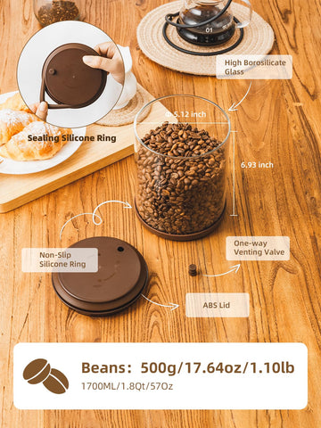 Tourdeus Almacenamiento multipropósito para café, té y azúcar.