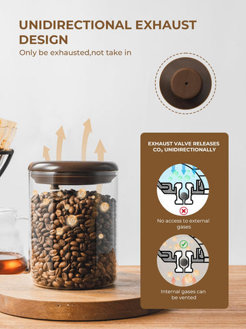 Tourdeus capacidad de 300 g para granos de café y otros ingredientes secos.