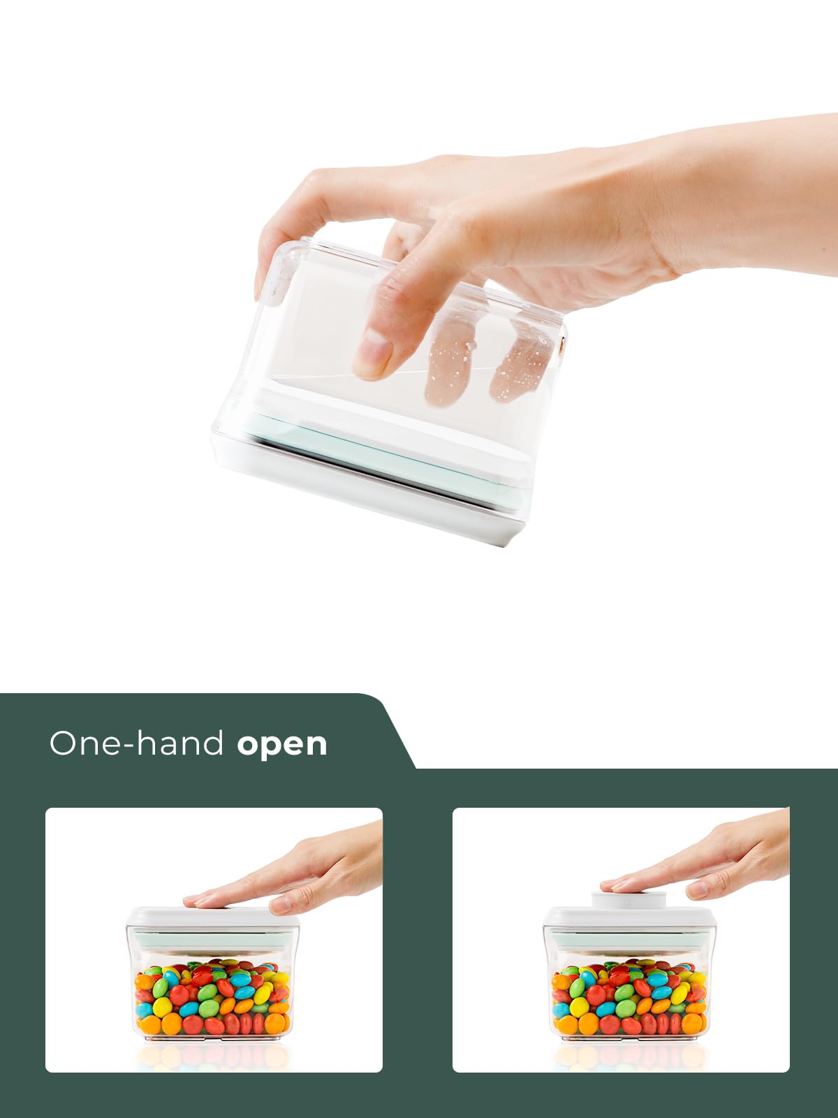 Contenedor Tourdeus sin BPA, seguro para alimentos y uso diario