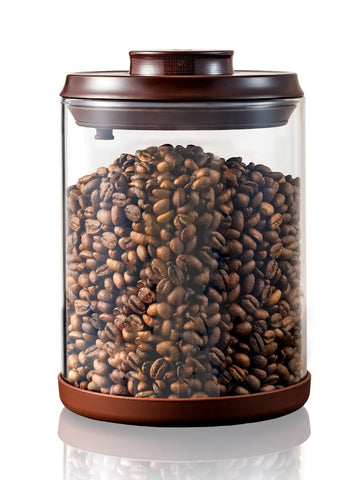 Tourdeus Recipiente para Café 18 oz con tapa abatible mantiene la frescura.