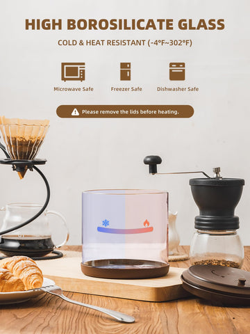Tourdeus vidrio borosilicato de alta resistencia con diseño elegante.