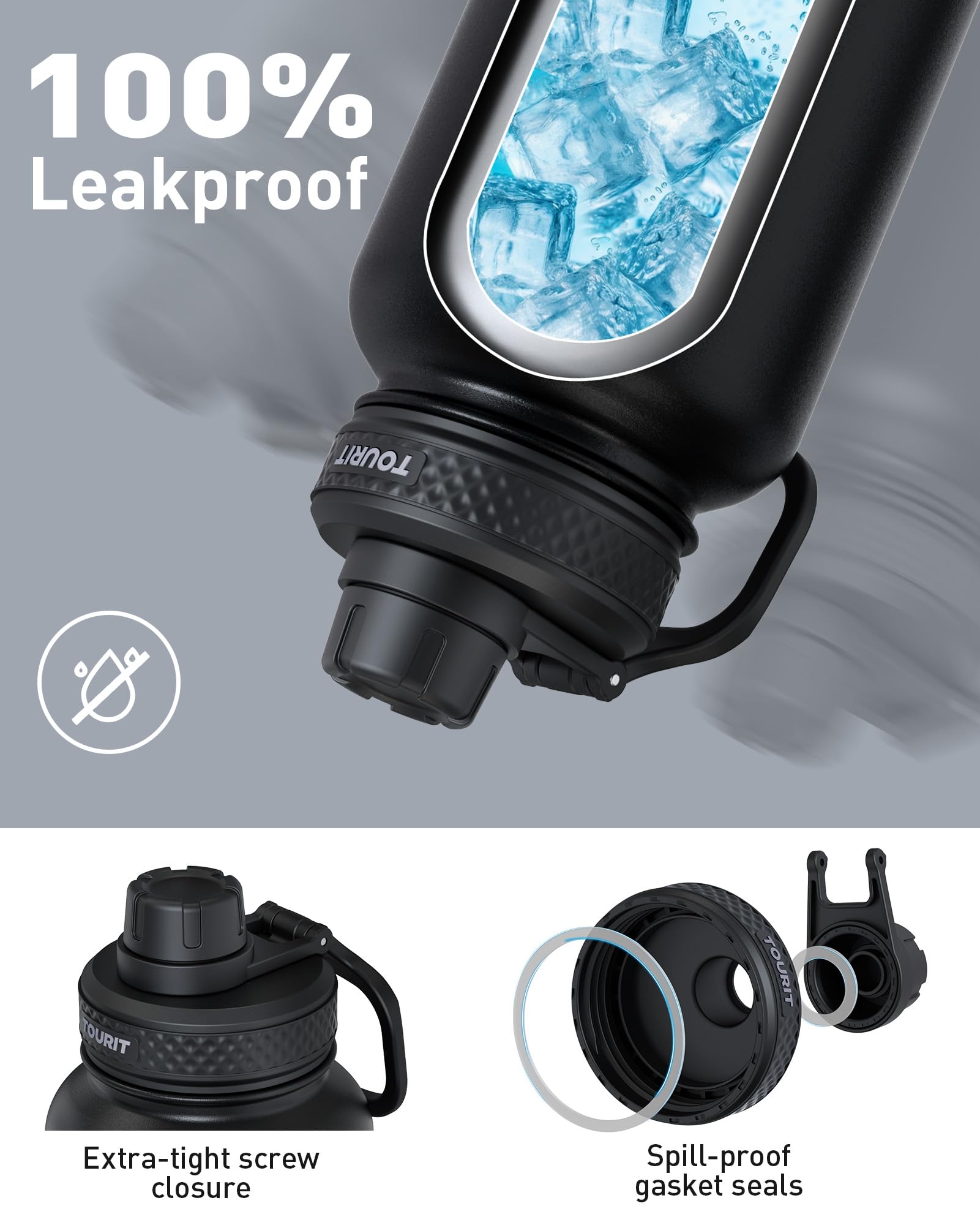 Asa superior ajustable 180 para llevarla con comodidad.