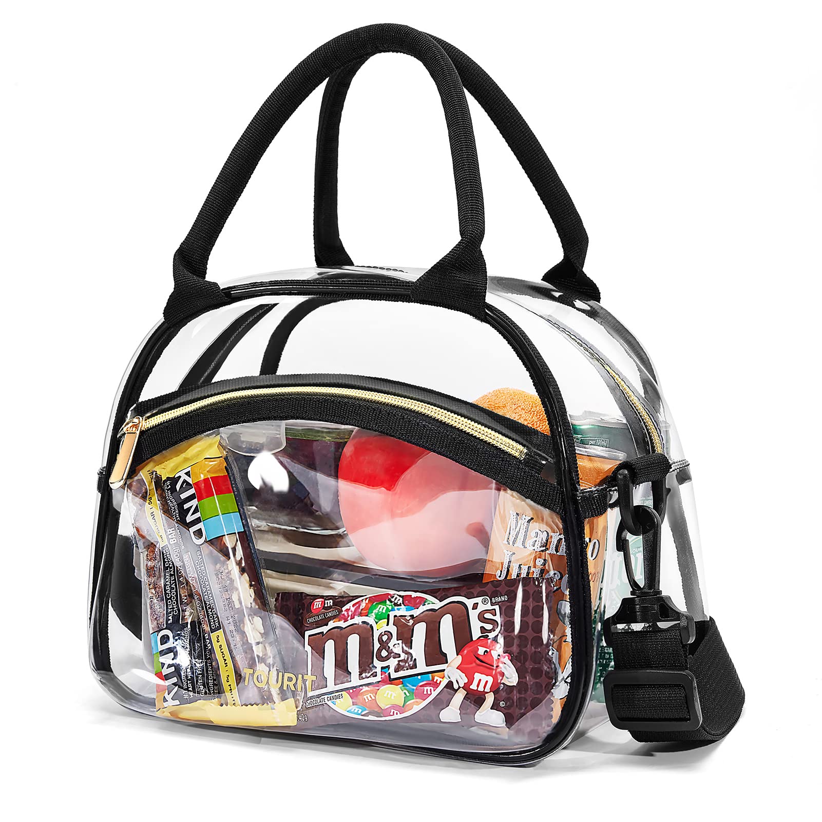 TOURIT bolsa-almuerzo transparente diseño unisex: perfecta para ella y para él.