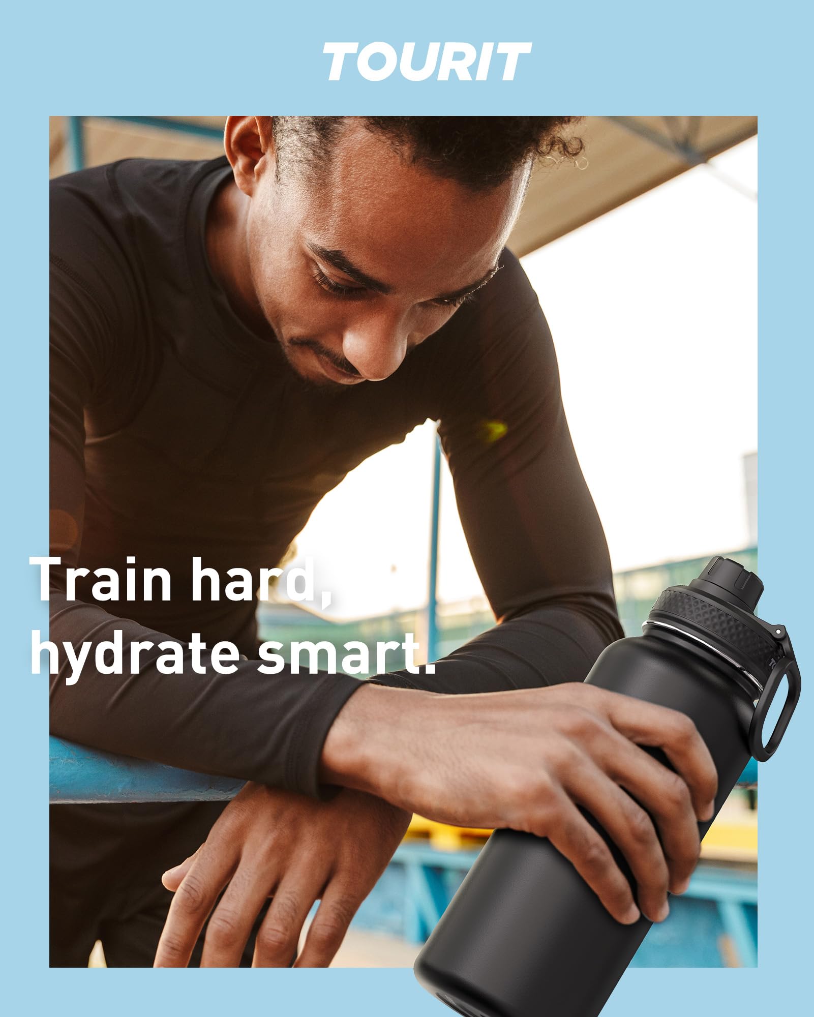 Diseño anti derrames para actividades como gimnasio y senderismo.